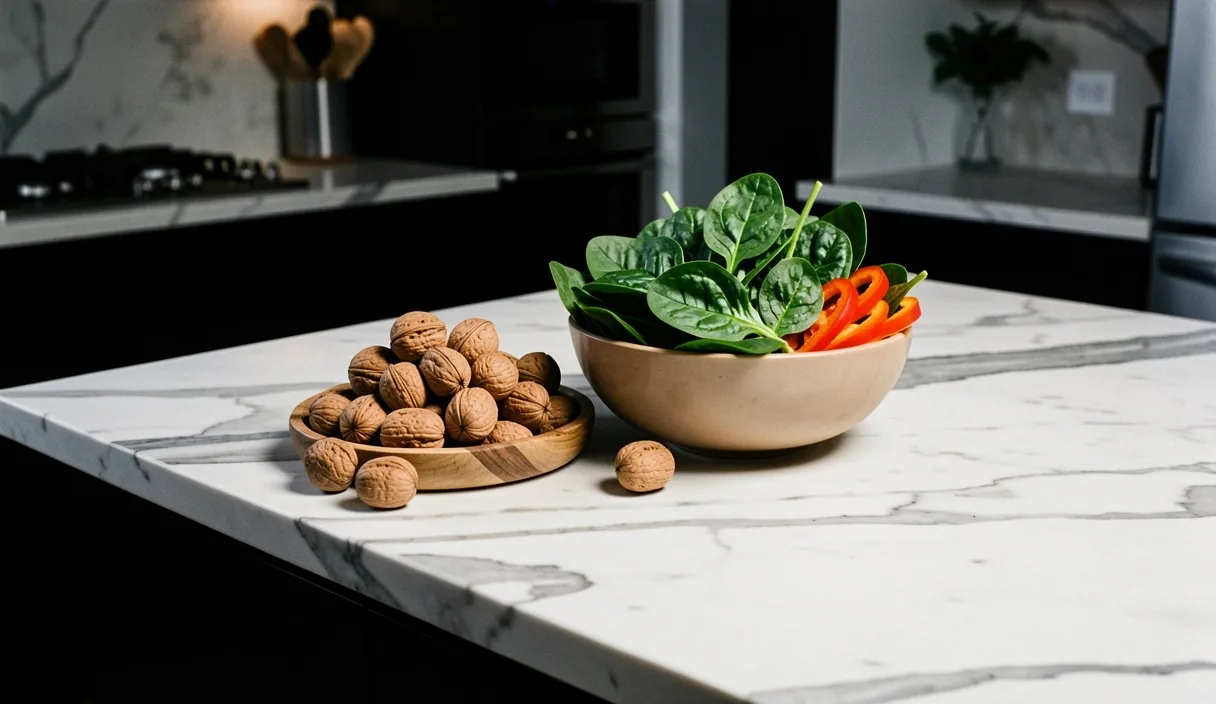 Nutrition comparison imagery