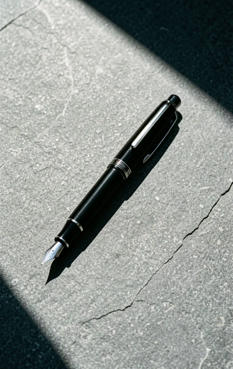Architectural shadow on stone